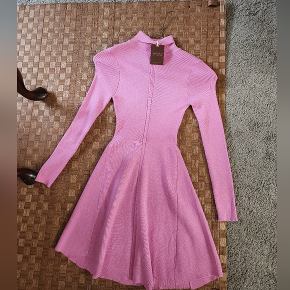Knit Turtleneck Dress - Picture 3 of 4